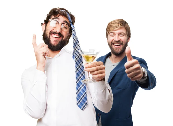 Fool man in a party — Stock Photo, Image