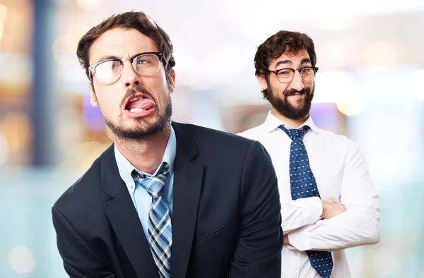 Young crazy businessman — Stock Photo, Image