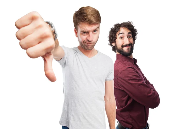 Man no okay sign — Stock Photo, Image