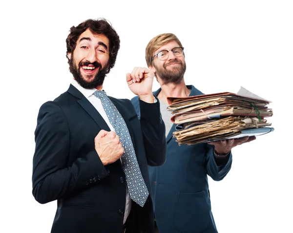 Businessman dancing — Stock Photo, Image