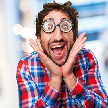 çılgınca mutlu bir adam