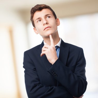 iş adamı, düşünüyor