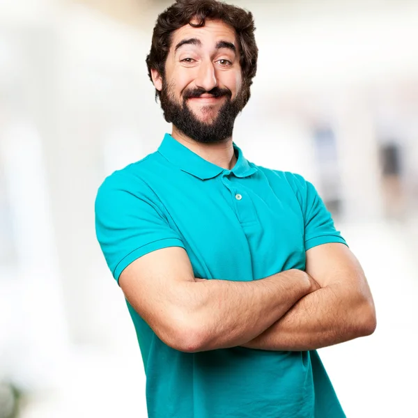 Satisfied man — Stock Photo, Image