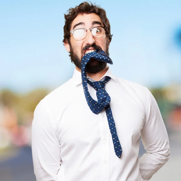 Hombre de negocios sorprendido — Foto de Stock