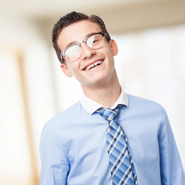 Businessman laughing — Stock Photo, Image