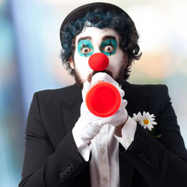 Clown in una festa — Foto Stock