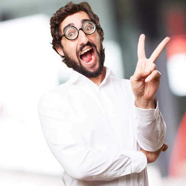 Happy fool man — Stock Photo, Image