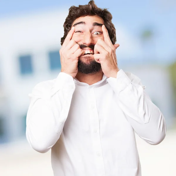 Crazy man — Stock Photo, Image