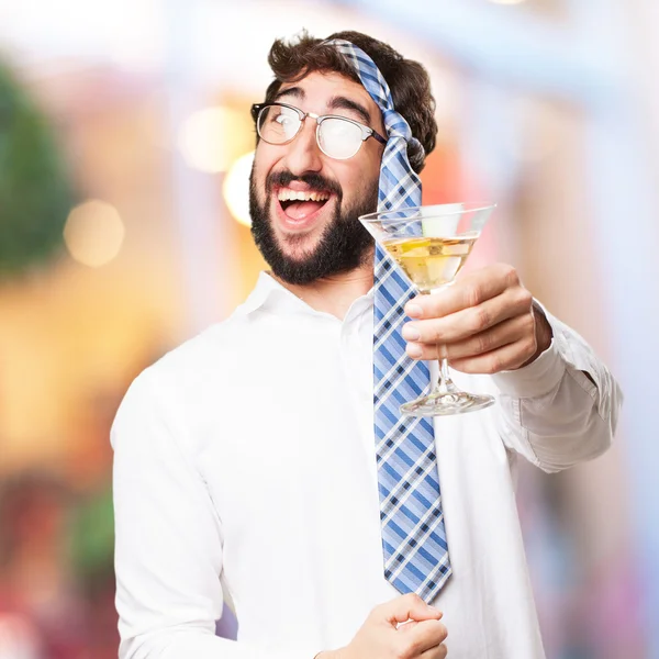 Fool man in a party — Stock Photo, Image