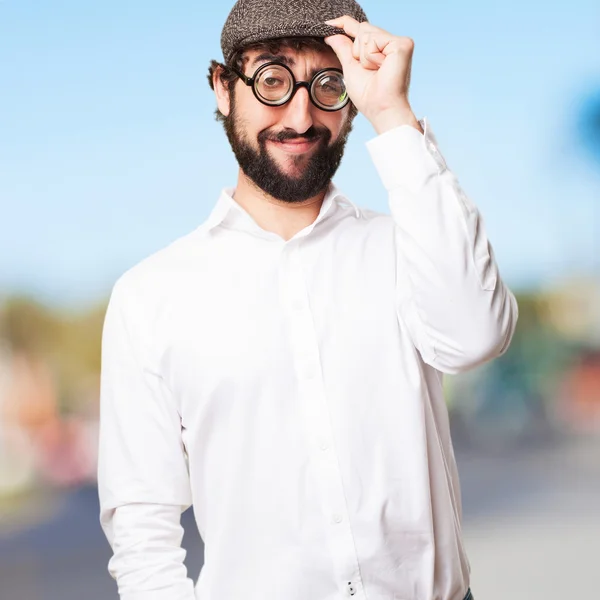 Verrückter Narr — Stockfoto