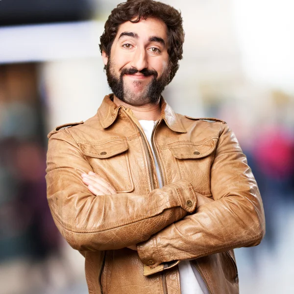 Happy crazy man — Stock Photo, Image