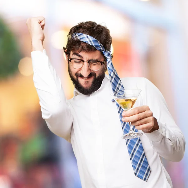 Fool man in a party — Stock Photo, Image