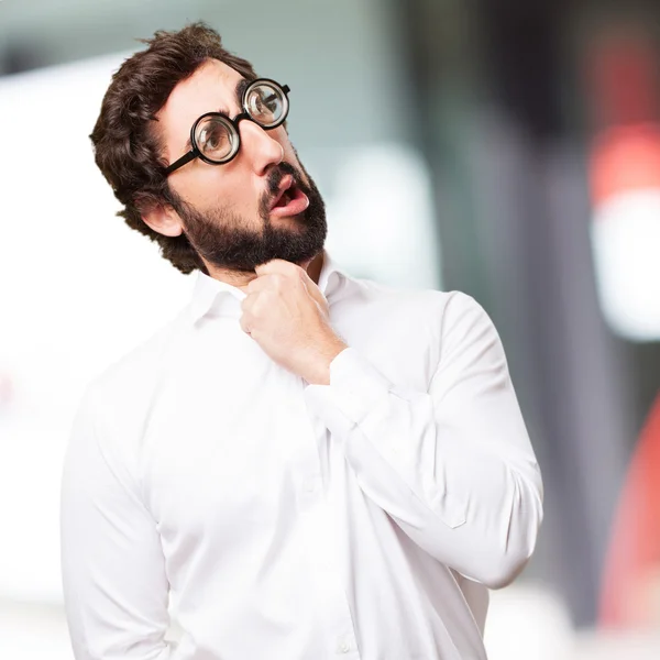 Dummkopf-Denken — Stockfoto