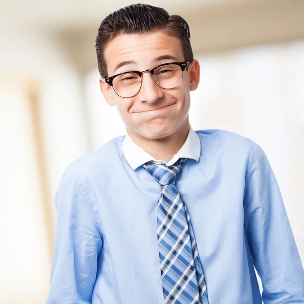 Businessman laughing — Stock Photo, Image