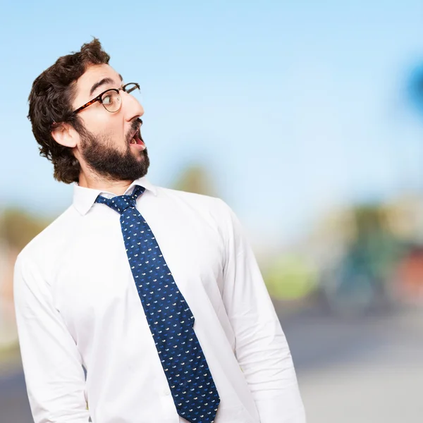 Surprised businessman — Stock Photo, Image