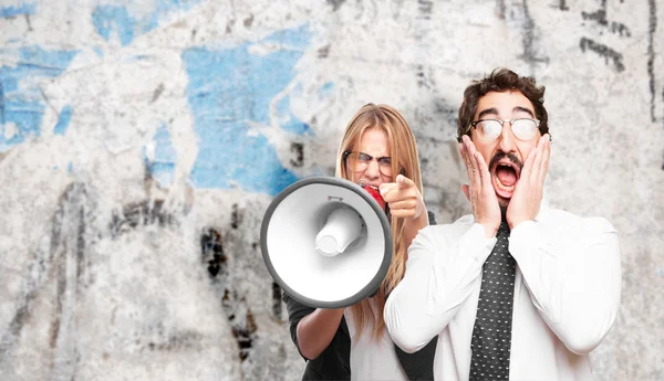 Surprised businessman — Stock Photo, Image