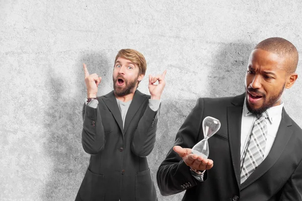 Young cool black man with a timer — Stock Photo, Image