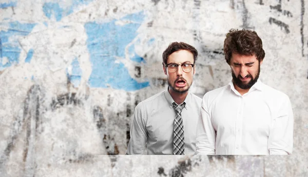 Crazy man crying — Stock Photo, Image