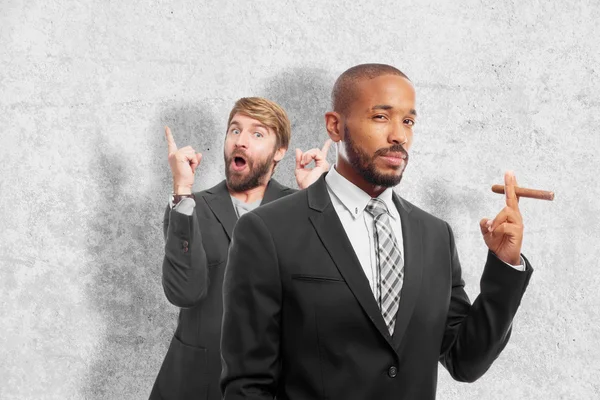 Young cool black man celebrating success — Stock Photo, Image