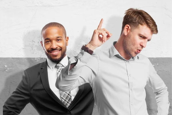 Blond man dancing — Stock Photo, Image