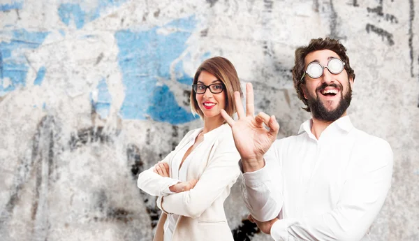 Happy fool man — Stock Photo, Image