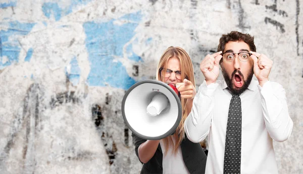 Surprised businessman — Stock Photo, Image