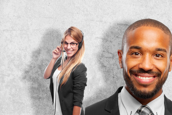 young cool black man