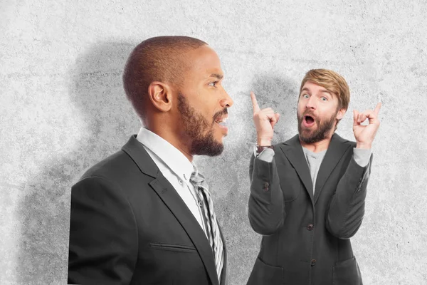 Young cool black man looking surprised — Stock Photo, Image