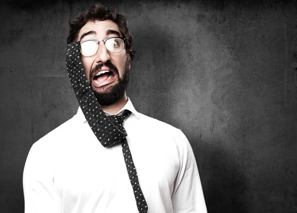 Retrato sorprendido del hombre de negocios — Foto de Stock