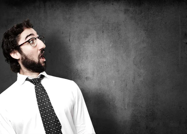 Retrato sorprendido del hombre de negocios — Foto de Stock