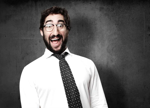 Retrato sorprendido del hombre de negocios — Foto de Stock