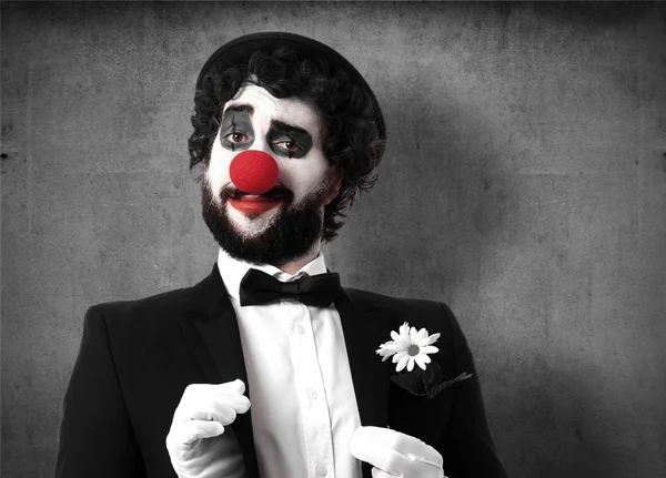 Clown in einer Party — Stockfoto