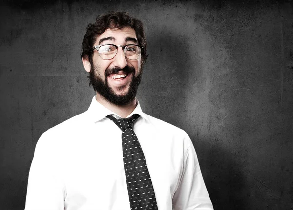 Businessman laughing portrait — Stock Photo, Image