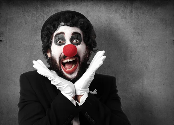Clown in een partij — Stockfoto