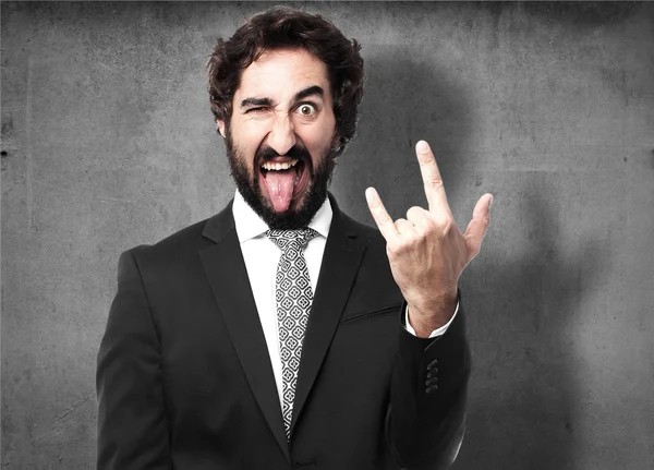 Disagreement businessman gesture — Stock Photo, Image