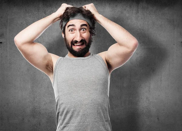 Retrato de deportista perdedor — Foto de Stock