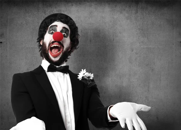 Clown in einer Party — Stockfoto