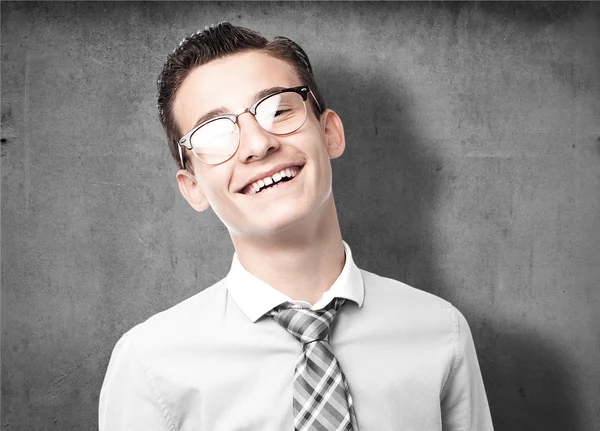 Businessman laughing portrait — Stock Photo, Image