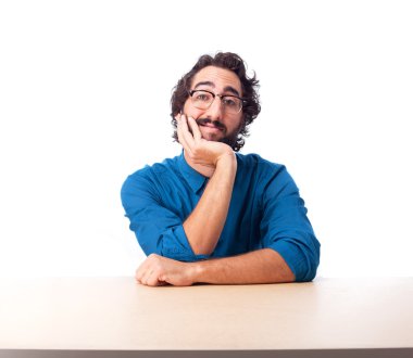 sit tablo ile gurur işadamı