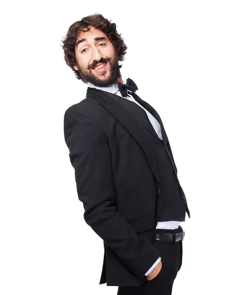 Elegant crazy man — Stock Photo, Image