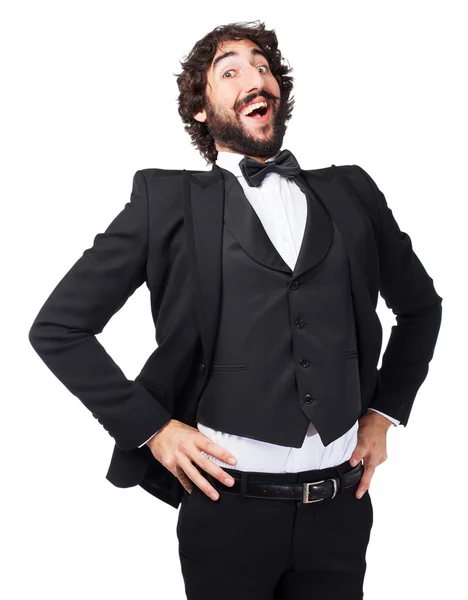 Elegant crazy man — Stock Photo, Image