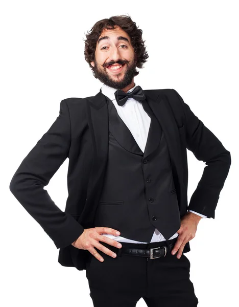 Hombre loco elegante — Foto de Stock