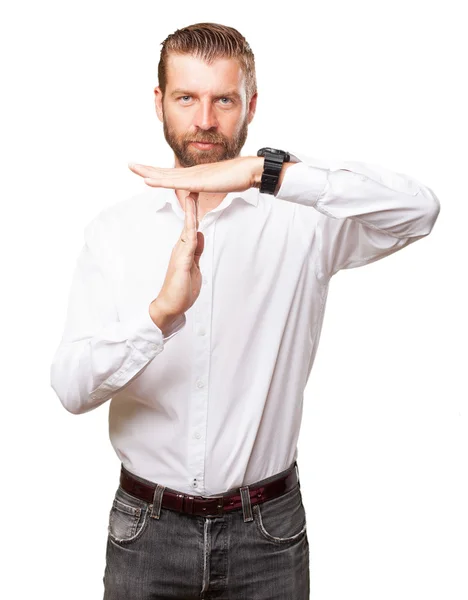 Happy young man time out — Stock Photo, Image