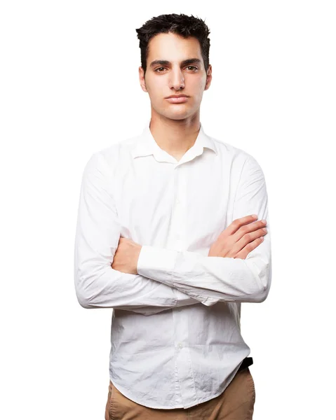 Happy young man smiling — Stock Photo, Image