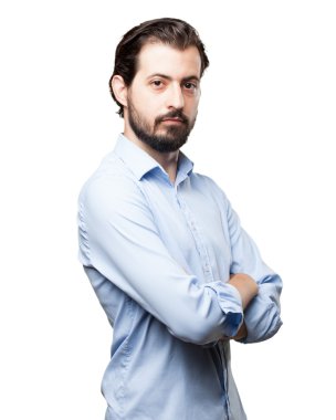 Gülümseyen genç adam