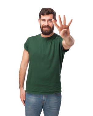 Dördüncü işareti ile mutlu adam