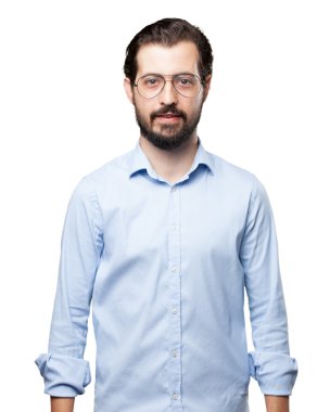 Gülümseyen genç adam