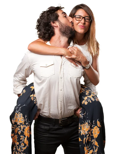 Hermoso adulto pareja retrato — Foto de Stock