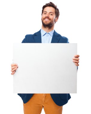 mutlu işadamı ile bayrak