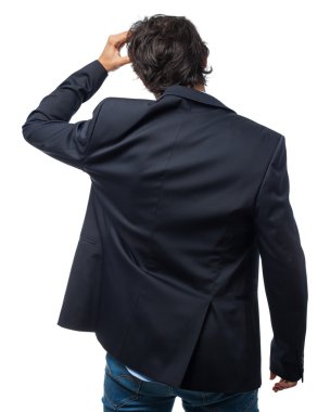 konsantre işadamı düşünme